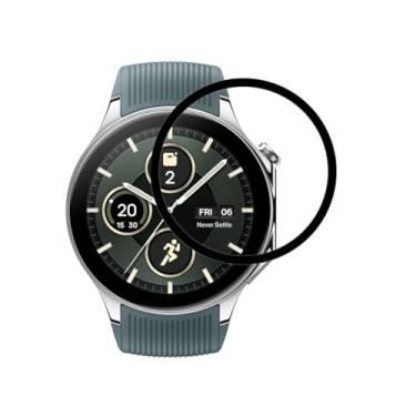 Imagem de UPONEW Pacote com 2 para Oneplus Watch 2 Película protetora de tela HD preta