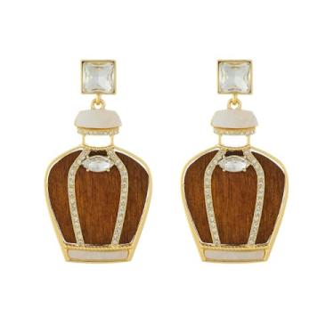 Imagem de Madison Tyler Brincos femininos de outono | Brincos de outono fofos pendurados | Sapatos de espantalho de folha de bordo, brincos de cogumelo de coelho para mulheres, Zinco, Cristal