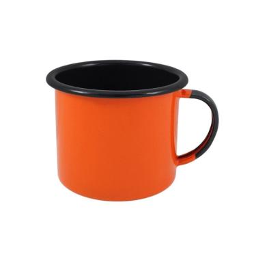 Imagem de Caneca Grande Esmaltada Laranja 370 ml Ewel