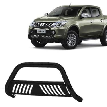 Imagem de Quebra mato l200 triton 2008 2009 2010 a 2017 chapa preto - SOLAR