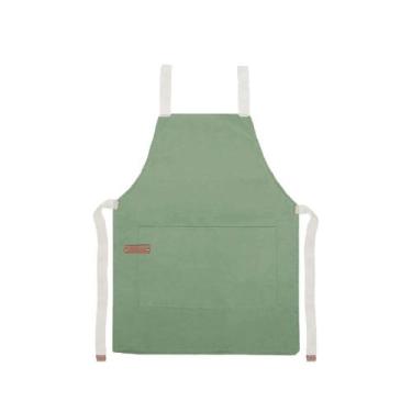 Imagem de Avental Grande Verde Matte Plus Size Vegano Restaurante Bar - CASACHA