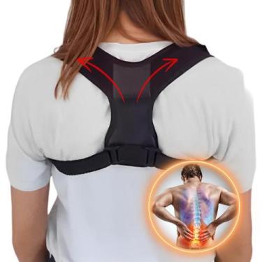 Imagem de Colete Corretor Postural Compacto Feminino Masculino Unissex - Ideal