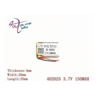 Imagem de Bateria 3.7v 150 Mah Mp3 Mp4 Alto Falantes Bluetooth Fones C - bgb