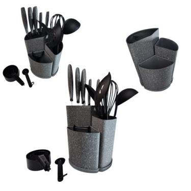 Imagem de Jogo de Facas e Utensílios de Cozinha Completo - 22 Peças - Casita