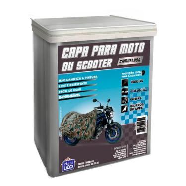 Imagem de Capa para Moto Vinil Camuflada Plast Leo 530 Tamanho Único
