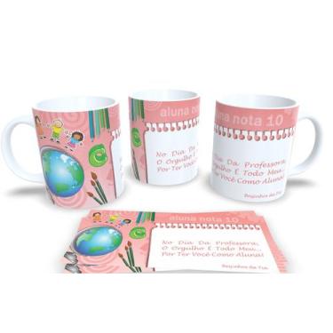 Imagem de Canecas Personalizadas dia dos Professores - Estampa Sublimada, Mod.39