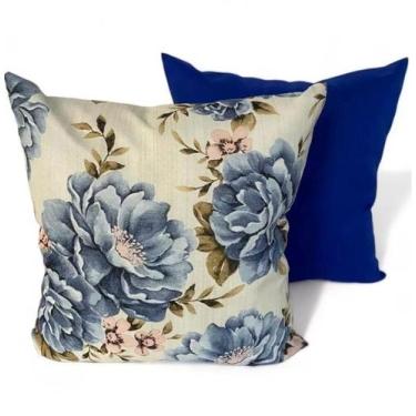 Imagem de Kit 2 Almofadas Cheias Decorativa Sala Quarto Sofá 48x48cm - JZ Enxova
