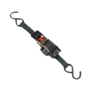 Imagem de Gralara Cinta retrátil automática de catraca, fita retrátil automática, fácil de usar, comprimento ajustável com ganchos S para reboques de carga, Preto