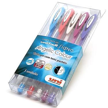 Imagem de Caneta Gel Signo Angelic Colour Uni-ball - 5 Cores