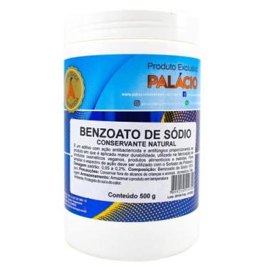 Imagem de Benzoato de Sódio (Conservante Natural) 500 g - Palácio das Artes e Es