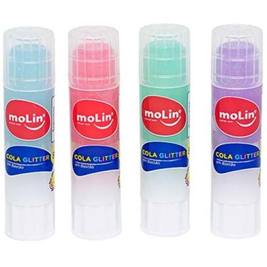 Imagem de Cola em Bastão Glíter 8G - Display com 12 Unidades - Molin