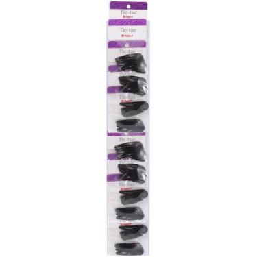 Imagem de Acessório para Cabelo TIC TAC Preto 5CM Blister com 6 Pacote com 10 - 