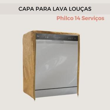 Imagem de Capa para lava louças philco 14 serviços transparente flex - Capas Fle