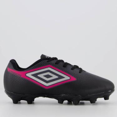 Imagem de Chuteira Umbro Cannon Campo Juvenil Preto, 29