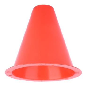 Imagem de Cone de Treinamento de Futebol 10 Peças, Barreiras de Futebol para Treinamento, Material Pe de Cor Brilhante (Vermelho)