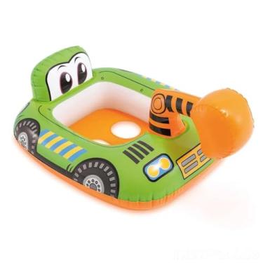 Imagem de Boia Bote Bebê infantil Inflavél Carro Piscina Fralda