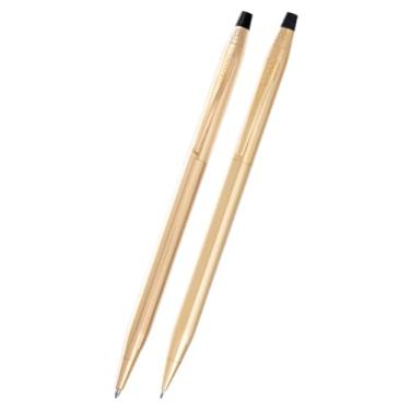 Imagem de Cross Classic Century 23KT Gold Plated Ballpoint Pen & 0.7MM Mechanical Pencil Set.