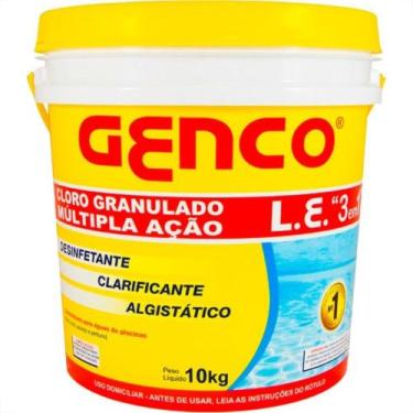 Imagem de Cloro Genco Granulado 3X1 Multipla Acao 10Kg 405248A