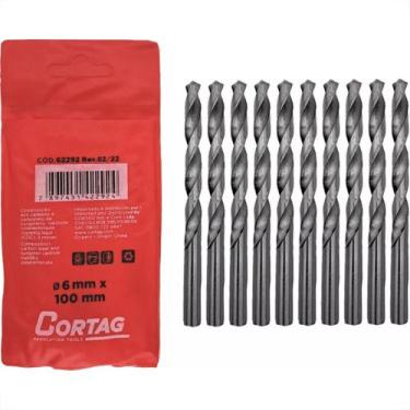 Imagem de Broca Widea Cortag 6Mm X 100Mm - 62292 - Kit C/10 Pecas