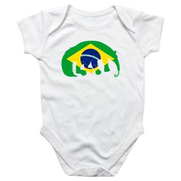 Imagem de Body intantil Tamandua Bandeira Fauna Brasileira - Alearts, P