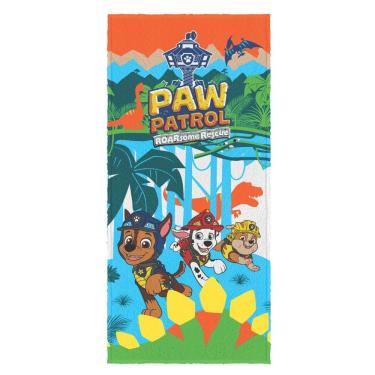 Imagem de Toalha de Banho Infantil Patrulha Canina Menino Felpuda Algodão Praia Piscina Lepper