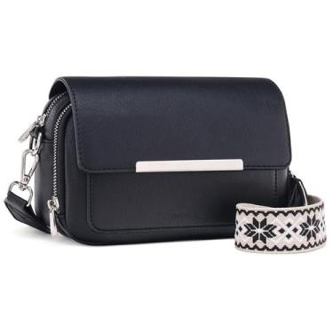 Imagem de Bolsa Tiracolo Pequena de Couro Roulens para Mulheres - Com Compartime