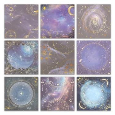 Imagem de Post it Bloco de notas adesivas 3x3 bonito e estético - 450 folhas - Acessórios de mesa para escola, escritório e casa - presentes ideais para professores, mulheres e colegas de trabalho (fantasia de