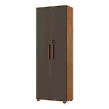 Imagem de Armário Multiuso Bahia 2 Porta C/ Chave 4 Prateleira Interna Arte Móveis