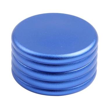 Imagem de Vaveren Caixa de armazenamento de ponta da sugestão Caixa de armazenamento compacta Organizador de alumínio Alumínio Caso de metal de metal Caso de dica para, Azul