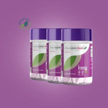 Imagem de Colágeno plus 500mg 180 caps - INOVA VIT