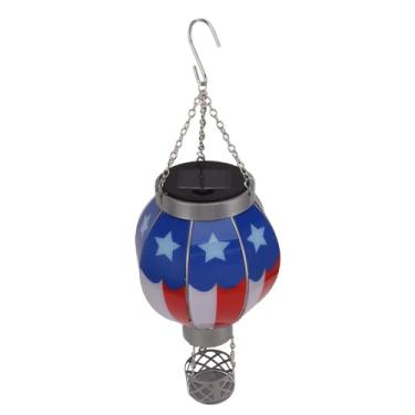 Imagem de Lanterna Solar Balão de Ar Quente Iluminação Quente Luzes Penduradas para Decoração de Casa Ao Ar Livre