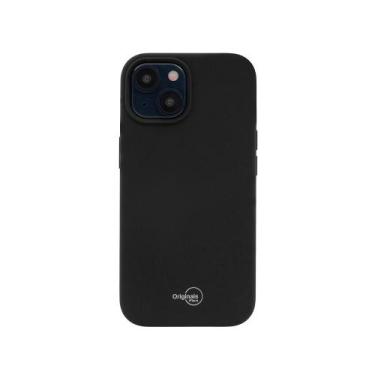 Imagem de Capa iPhone 15, Originais iPlace, Silicone Essential, Preto
