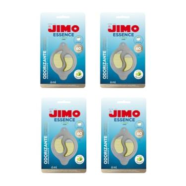 Imagem de Kit Com 4 Jimo Essence Odorizante Limão Máquina De Lavar Louças 6ml Máquina Sem Cheiro Ruim