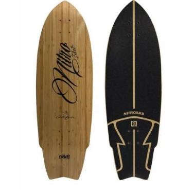 Imagem de Kit shape  surflight truck - NitroSk8, Calos Burle Bambu
