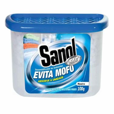 Imagem de Desumidificador de Ambientes Evita Mofo Sanol Neutro 100g