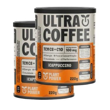 Imagem de Ultracoffee sabor Cappuccino Plant Power- 2 latas de 220g