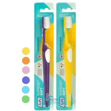 Imagem de Escova de Dente Suprem e TePe, Cerdas Afiladas - 2 ESCOVAS