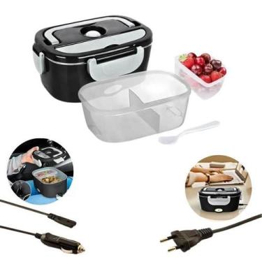 Imagem de Marmita Elétrica Preta Bivolt E 12V 40W Aquecimento Rápido - Eletrica