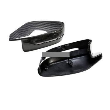 Imagem de Capa de espelho retrovisor compatível com BMW M3 G80 M2 G87 M4 G82 G83 M240i G42 M440i G26 I4 M50 Moldura de conchas de espelho lateral de fibra de carbono real(Replacement RHD A)