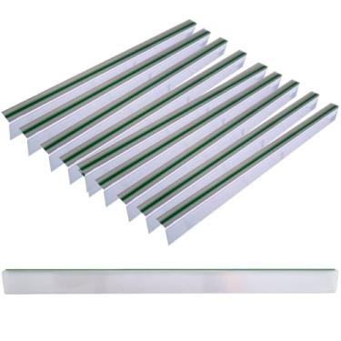 Imagem de Kit 100 Porta Etiqueta De Gôndola Preço Modelo L Adesivo De Loja PVC 60x4cm