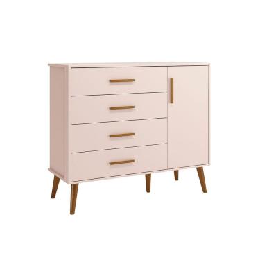 Imagem de Comoda Sapateira Infantil Isis 4 Gavetas e 1 Porta - Reller