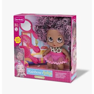Imagem de Boneca Rainbow Baby Fashion Negra  859 - Bambola
