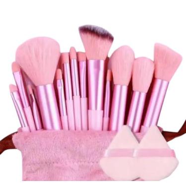 Imagem de Conjunto Com 13 Pincéis Maquiagem Macios Pó Sombra Contorno - Beauty M