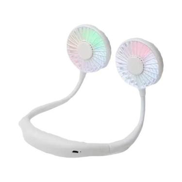 Imagem de 360 graus Ventilador De Pescoço Portátil De Rotação Que Muda De Cor LE