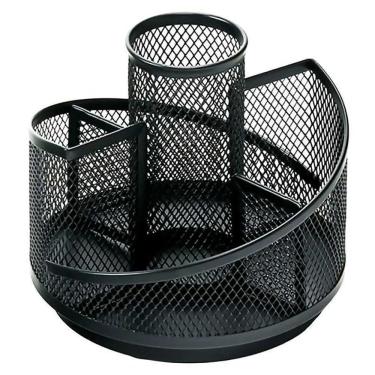 Imagem de Porta Treco Para Canetas 4 Divisórias Em Metal - Espiral