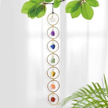 Imagem de Decoração de parede 7 chakras Natural Raw Crystal Stone Healing - RJIN
