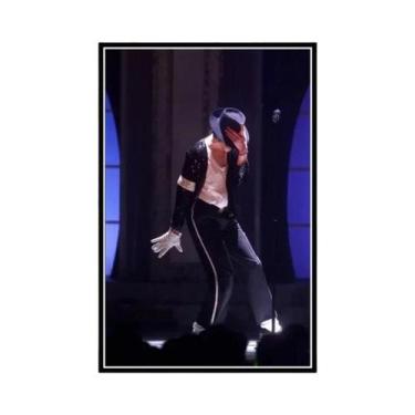 Imagem de Pintura Em Tela Michael Jackson Rei Do Pop Arte De Parede Decoração De
