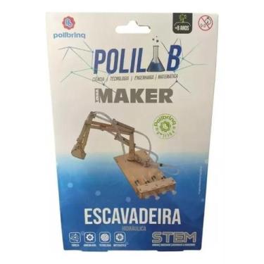 Imagem de Brinquedo De Montar Científico Polilab Linha Maker Polibrinq - Brinque