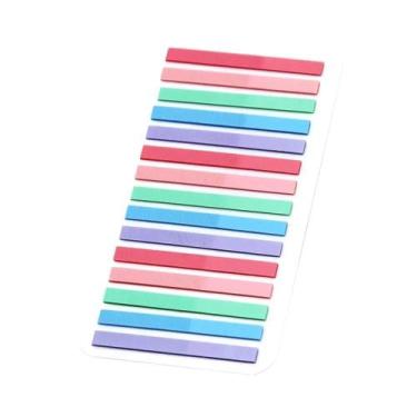 Imagem de Notas Adesivas Fluorescentes Coloridas Transparentes 3000 Folhas Marca