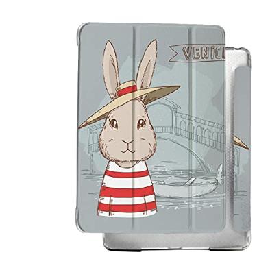 Imagem de DuraSafe Cases Para iPad 9.7 5ª 6ª geração Air 1ª geração [iPad 5 6 Air 1 2] A1893 A1822 A1566 MH2V2LL/A Suporte magnético de ângulo duplo à prova de choque com estampa de favo de mel - Chapéu de